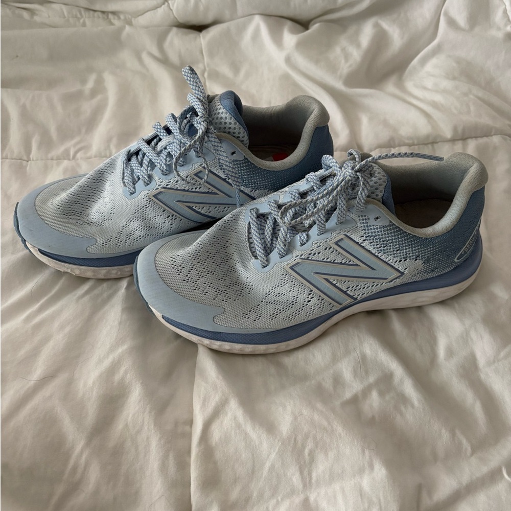 New Balance Women's Light Blue Athletic Sneakers